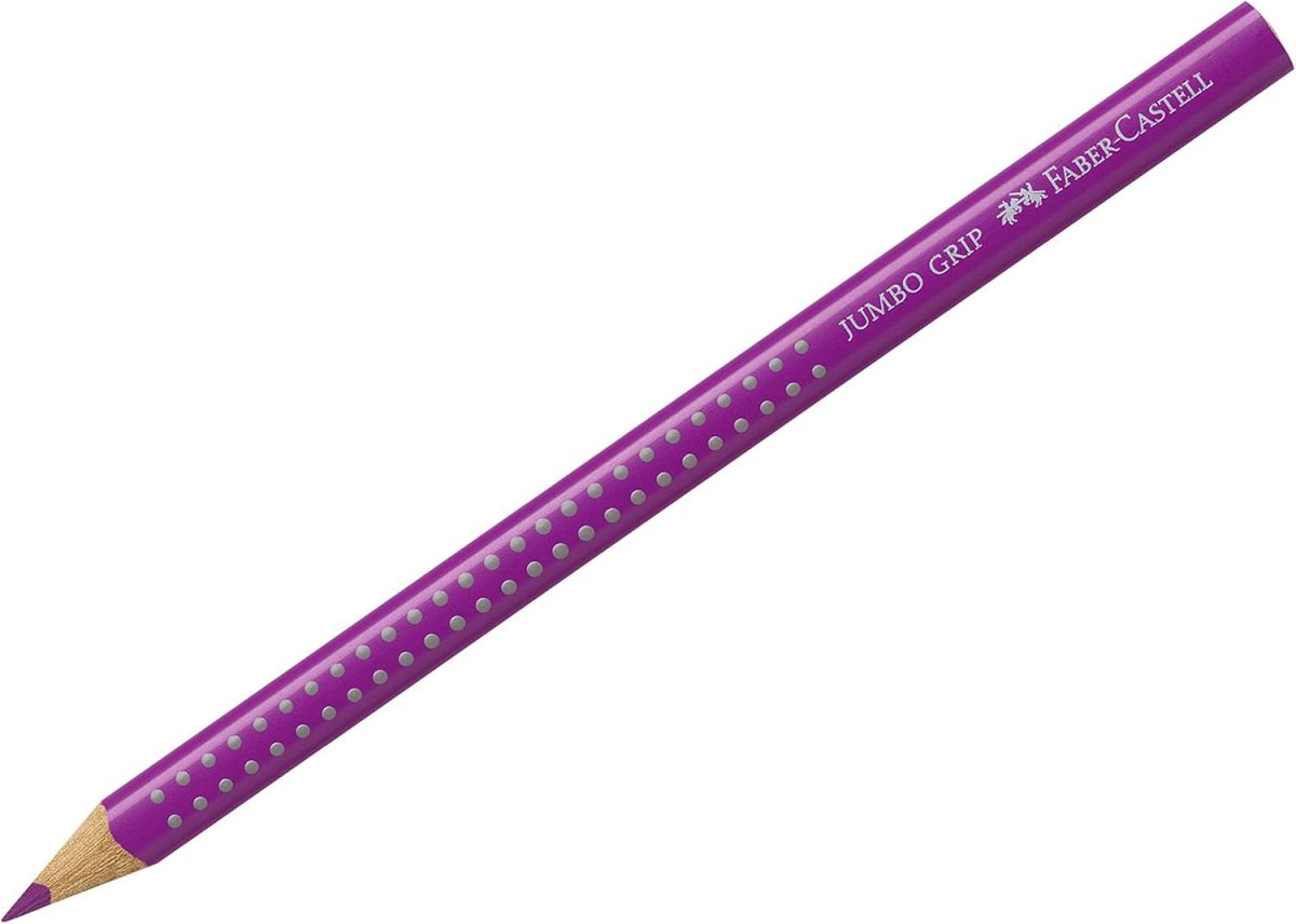 Faber-Castell Buntstift Jumbo-Grip, Farbe: lavendel / karmoisin