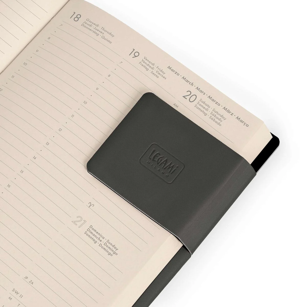 12-Month Medium Weekly Diary 2027 - Black Suit