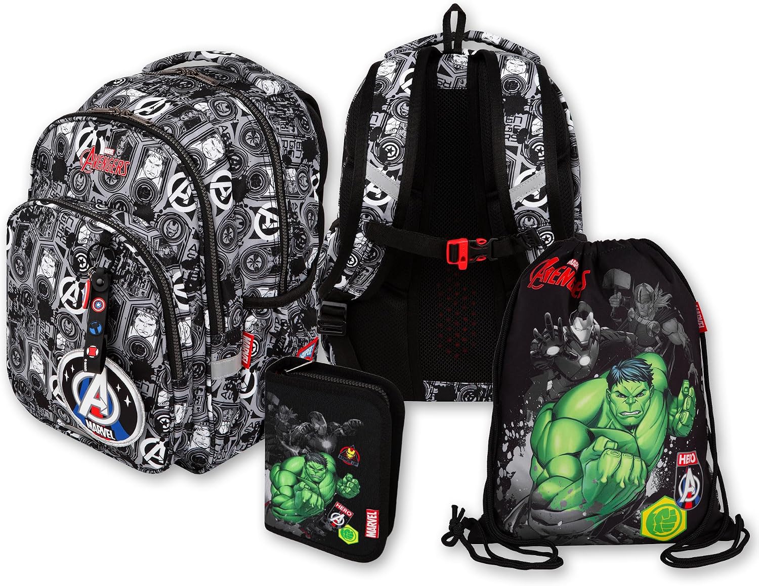 McNeill CoolPack Disney Avengers Schulrucksack-Set 5-teilig