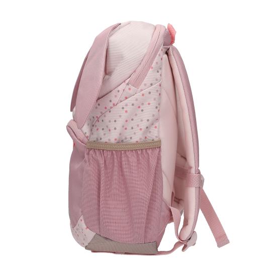 Princess Mimi Ergonomischer Rucksack Hase – rosa, mit Brustgurt und Reflektoren