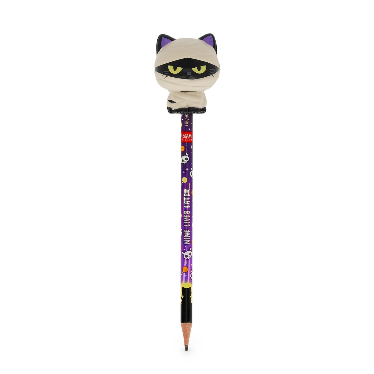 Legami Anti-Stress-Bleistift Mummy Cat - Nine Lives Later - Squeezies