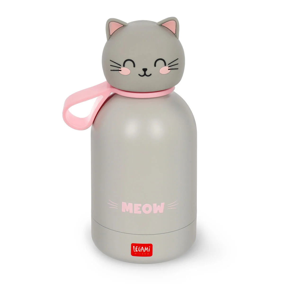 Legami Trinkflasche - Katze - für Kinder - Hot&Cold BFF