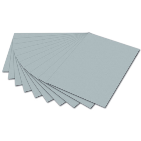 FOLIA Fotokarton, 50 x 70 cm, 300g/m², silber