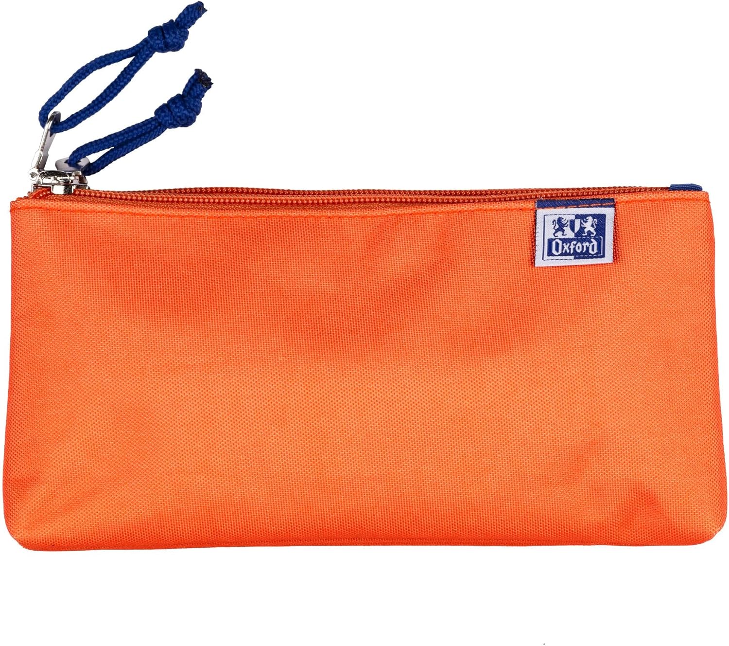 Oxford Federmäppchen mit Doppel-Fach, 2 Taschen, orange