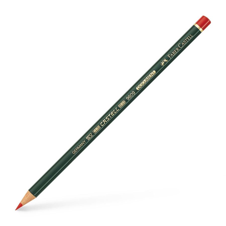 Faber-Castell Castell Document 9609 Dokumentenstift, rot