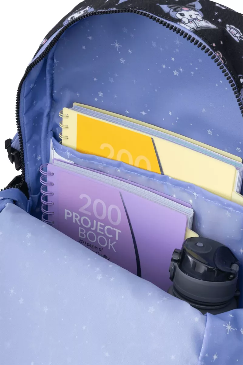 Coolpack SULLY Rucksack 17 Zoll Kuromi – 2 Hauptfächer, 3 Fronttaschen & Schlüsselanhänger