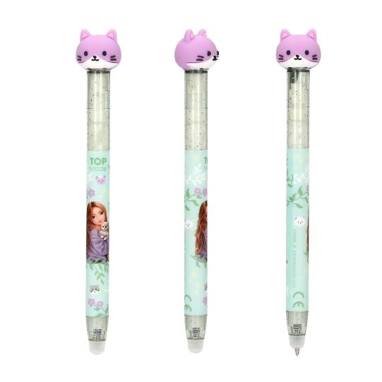 TOPModel - Radierbarer Gelstift mit Katze - Blooming Kitty