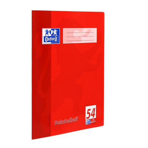 Oxford Vokabelheft, A4, 40 Blatt, Lin.54, liniert, dreispaltig