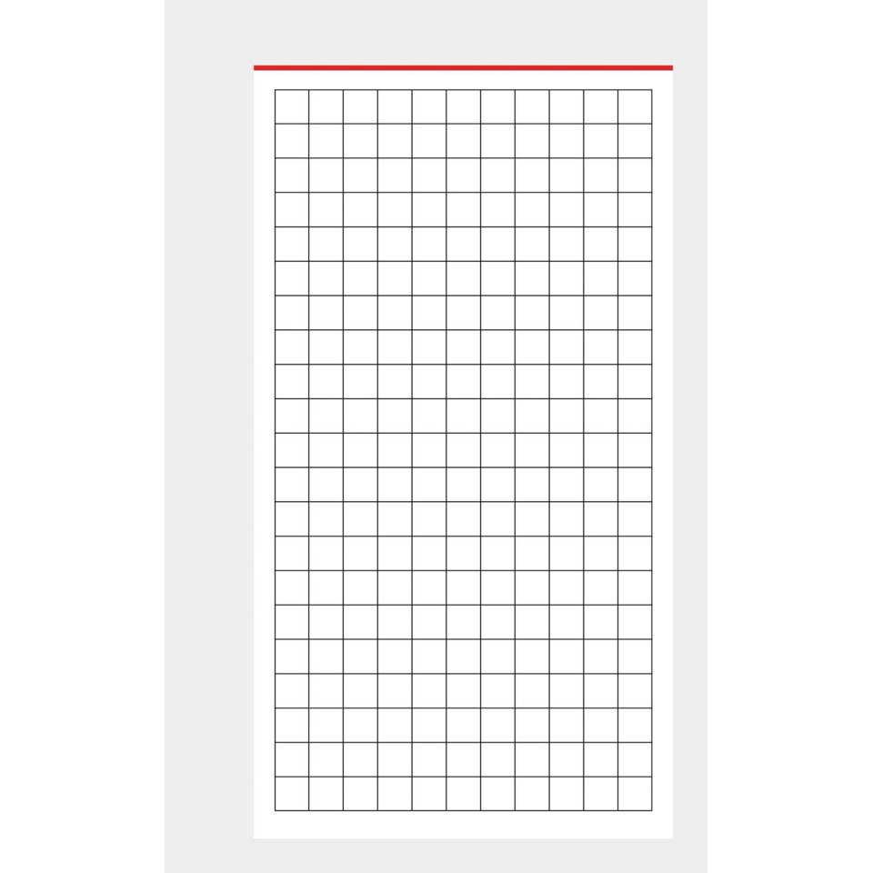 BSB Ersatzeinlage 02-0051 Manager A5 kariert – 50 Blatt Notizpapier