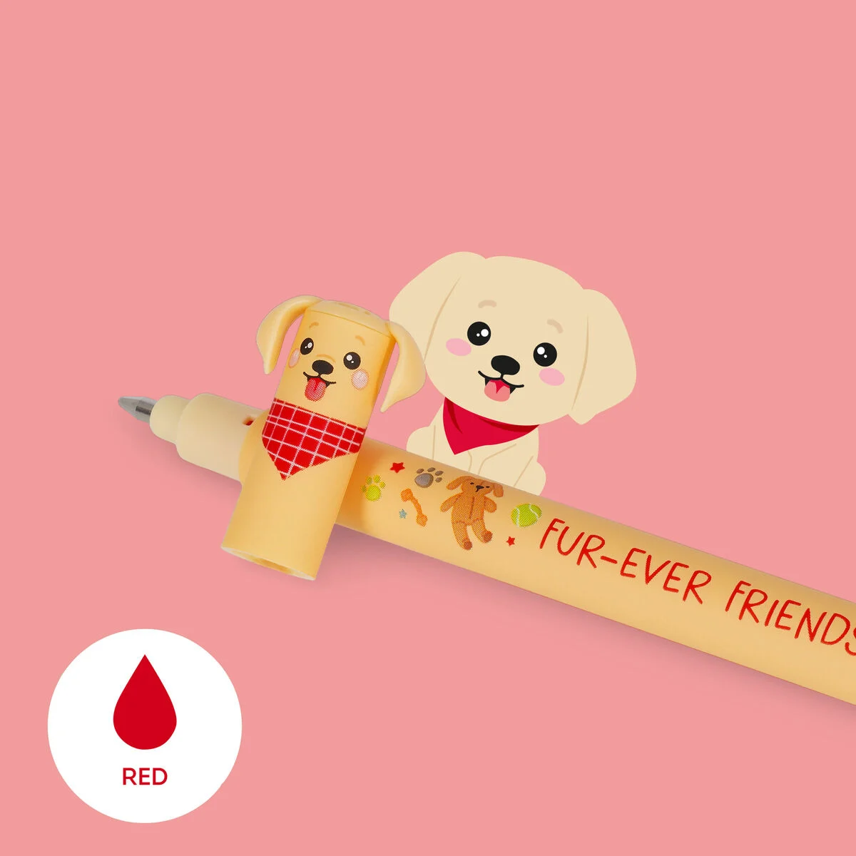 Legami Set mit 3 löschbaren Gelstiften - Fur-Ever-Friends (limitiert)