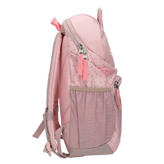 Princess Mimi Ergonomischer Rucksack Katze – rosa, mit Brustgurt und Reflektoren