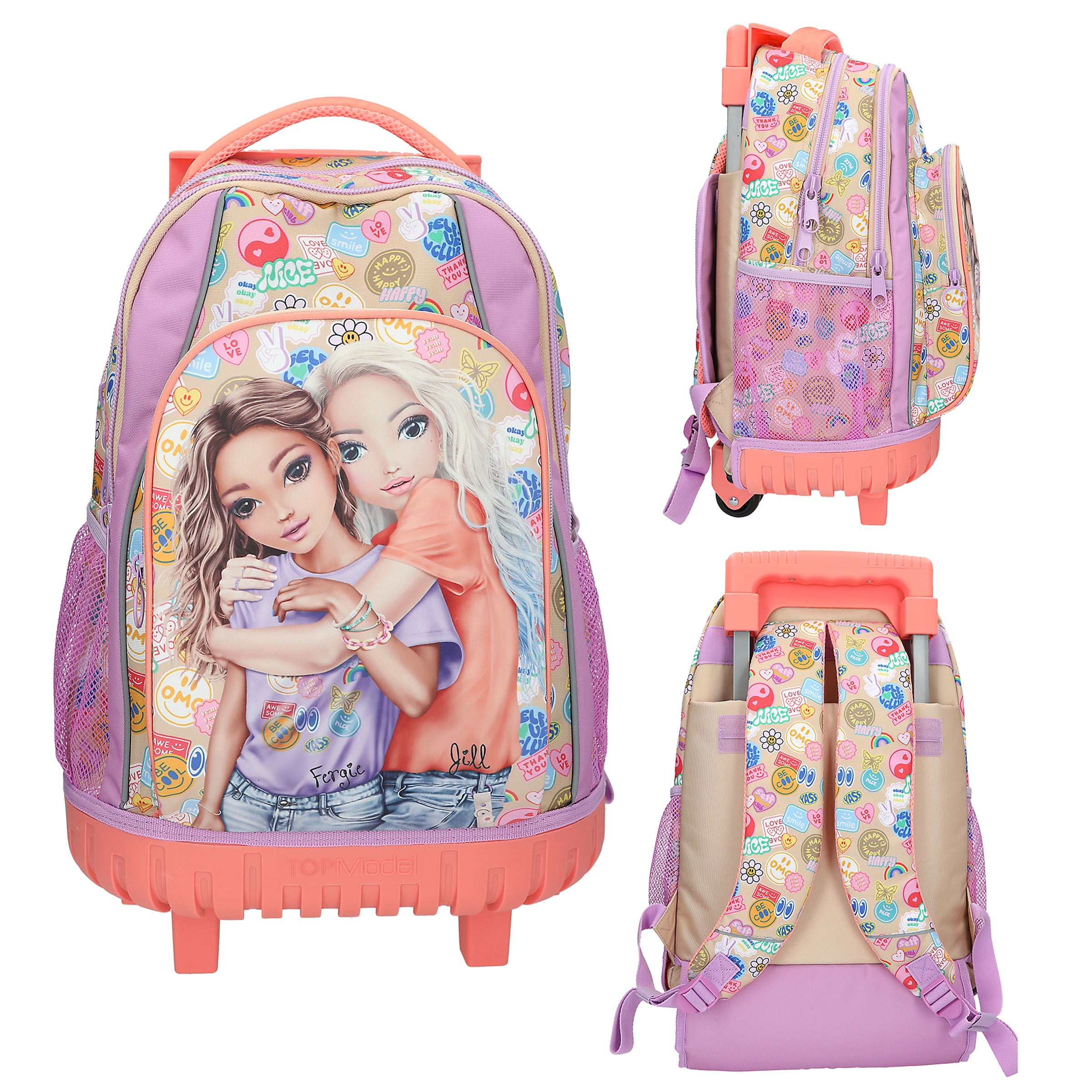 TOPModel Schulrucksack Trolley GIRL POWER