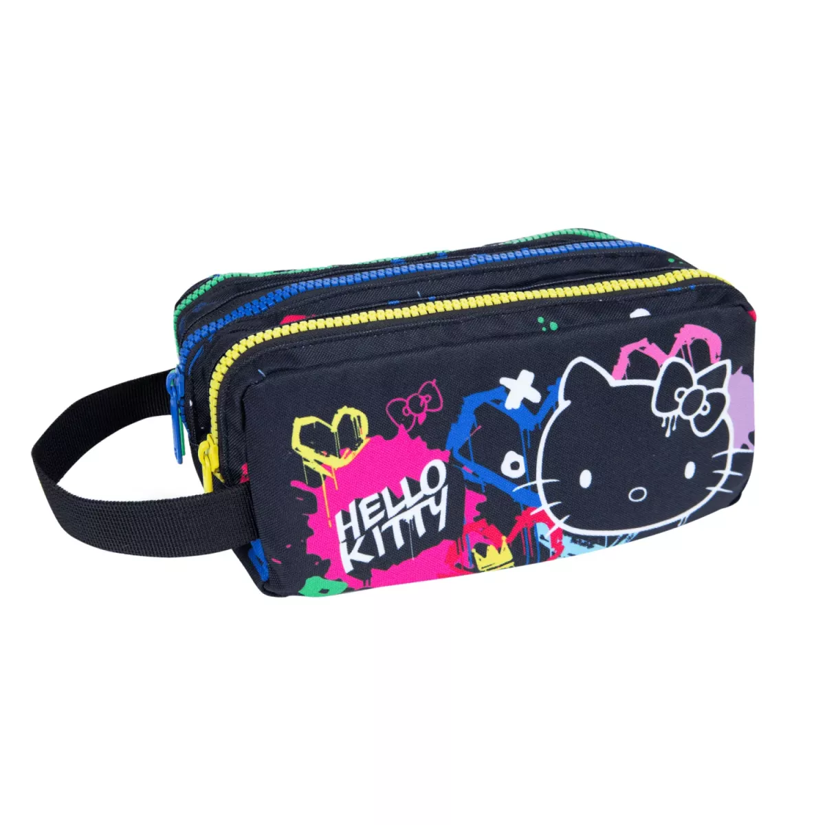Coolpack PRIMUS Federmäppchen Hello Kitty Graffiti – 3 Reißverschlussfächer