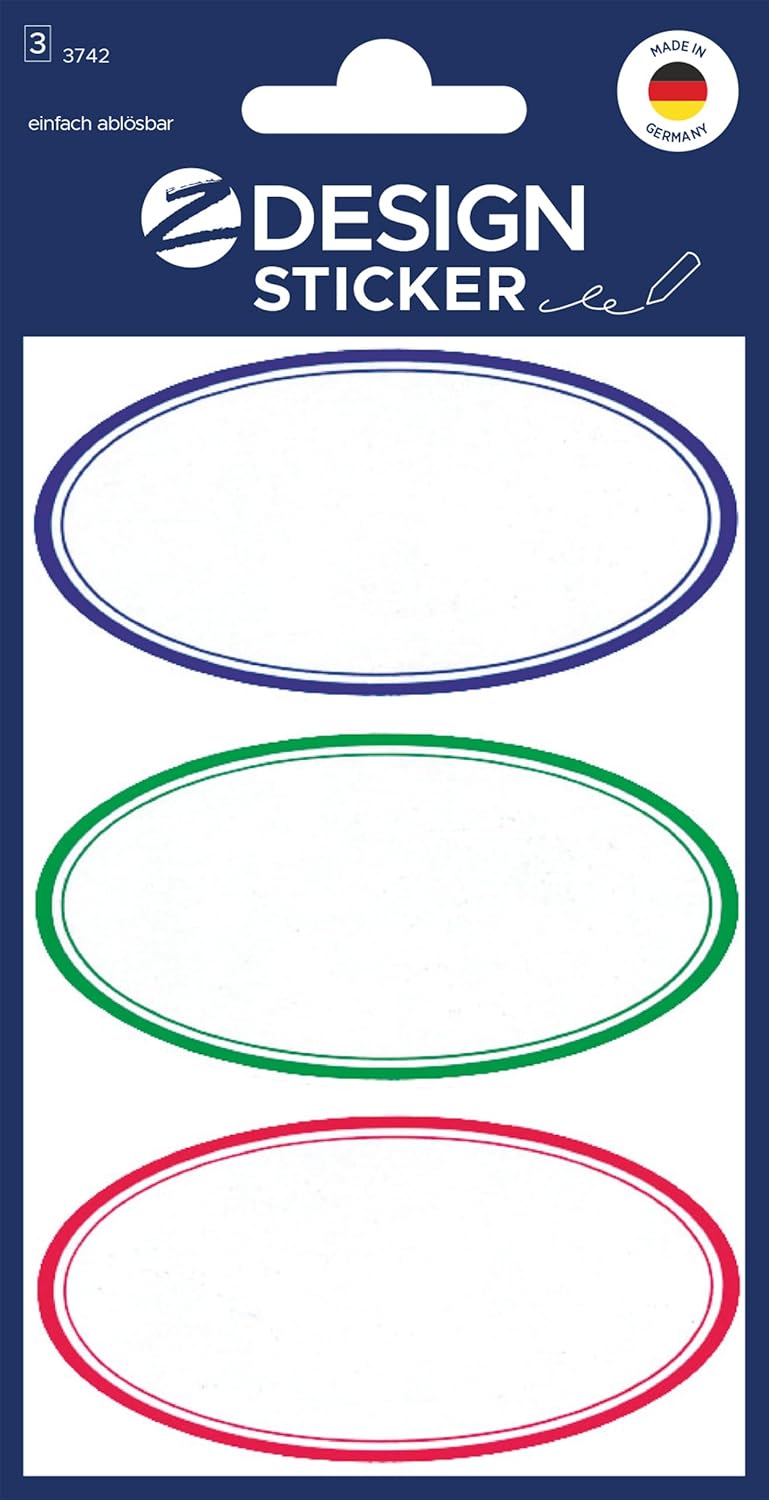 Avery Zweckform 3742 Haushaltsetiketten - Marmeladen Etiketten oval - 20 Stück Avery Zweckform 3742 Haushaltsetiketten - Marmeladen Etiketten oval - 20 Stück