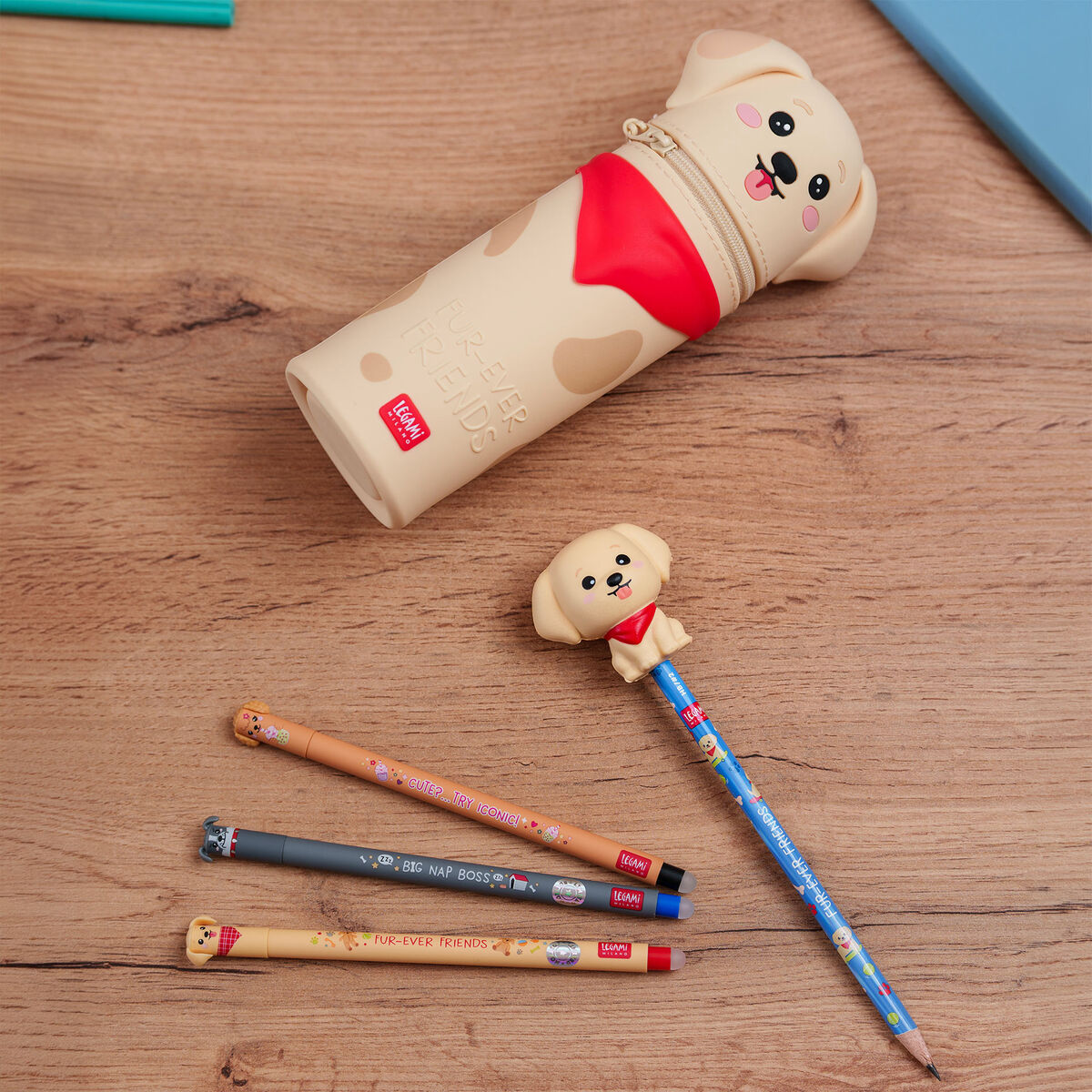Legami Squeezies Anti-Stress Bleistift HB - Fur-ever Friends