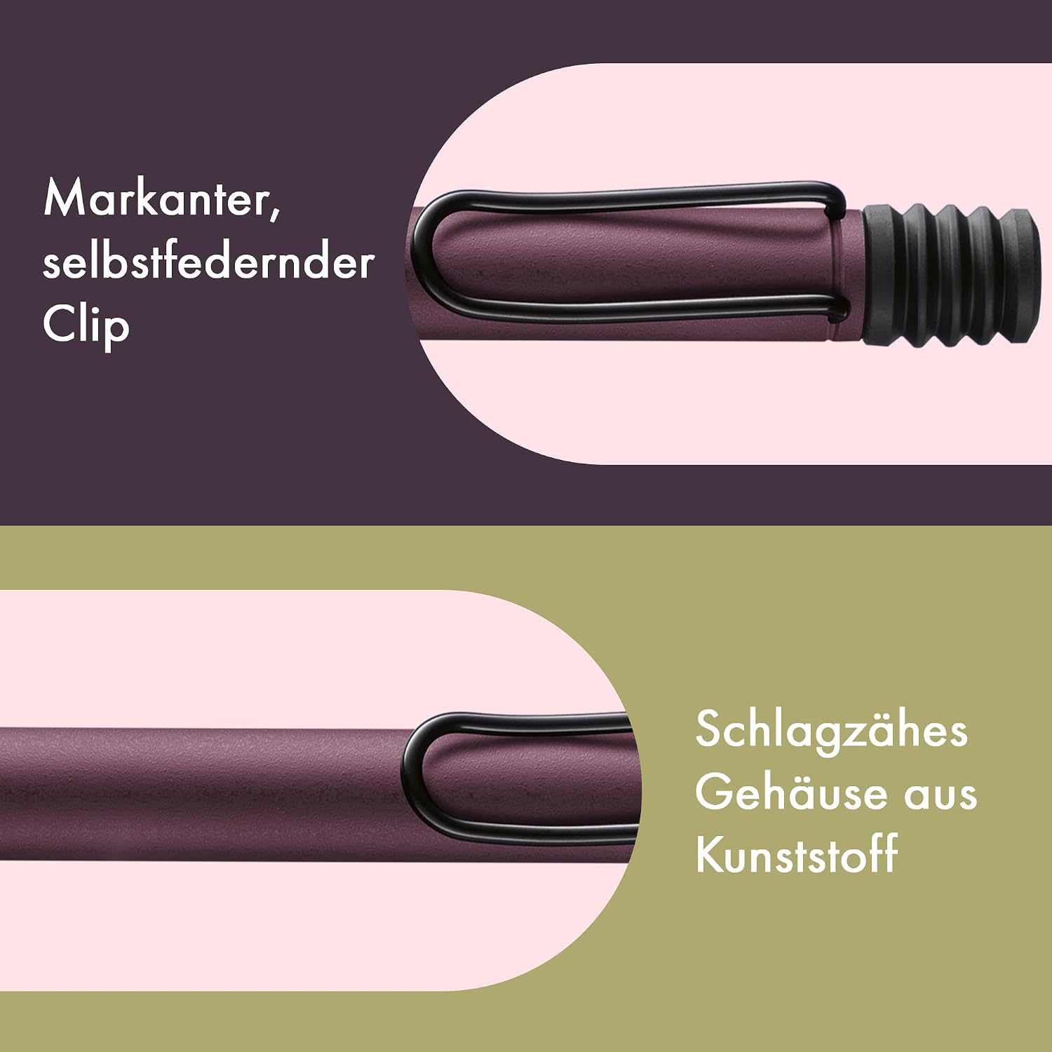 Lamy safari Kugelschreiber 2E3 - scarlet - ergonimischer Griff, inkl. Großraummine M16