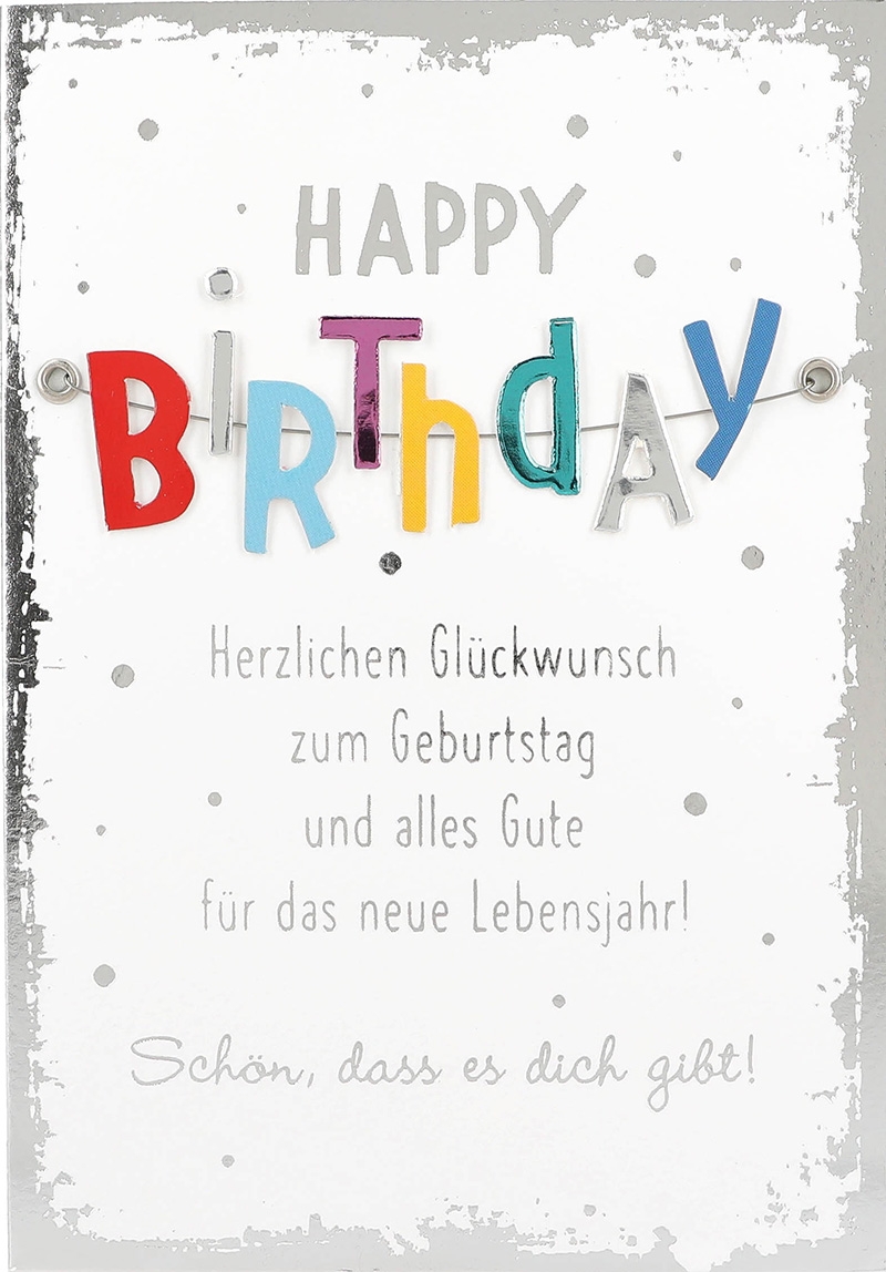 Elegance Klappkarten 026 - Happy Birthday Herzlichen Glückwunsch... Elegance Klappkarten 026 - Happy Birthday Herzlichen Glückwunsch...