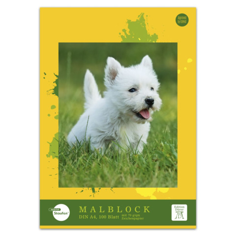 EDITION DÜRER Malblock, A4, 70g/m², 100 Blatt