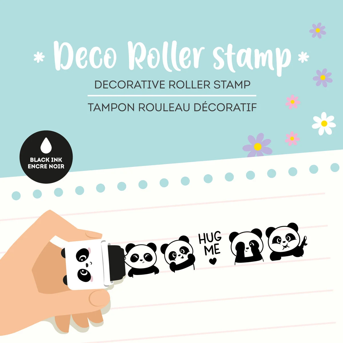 Legami - Deko Rollstempel - Panda