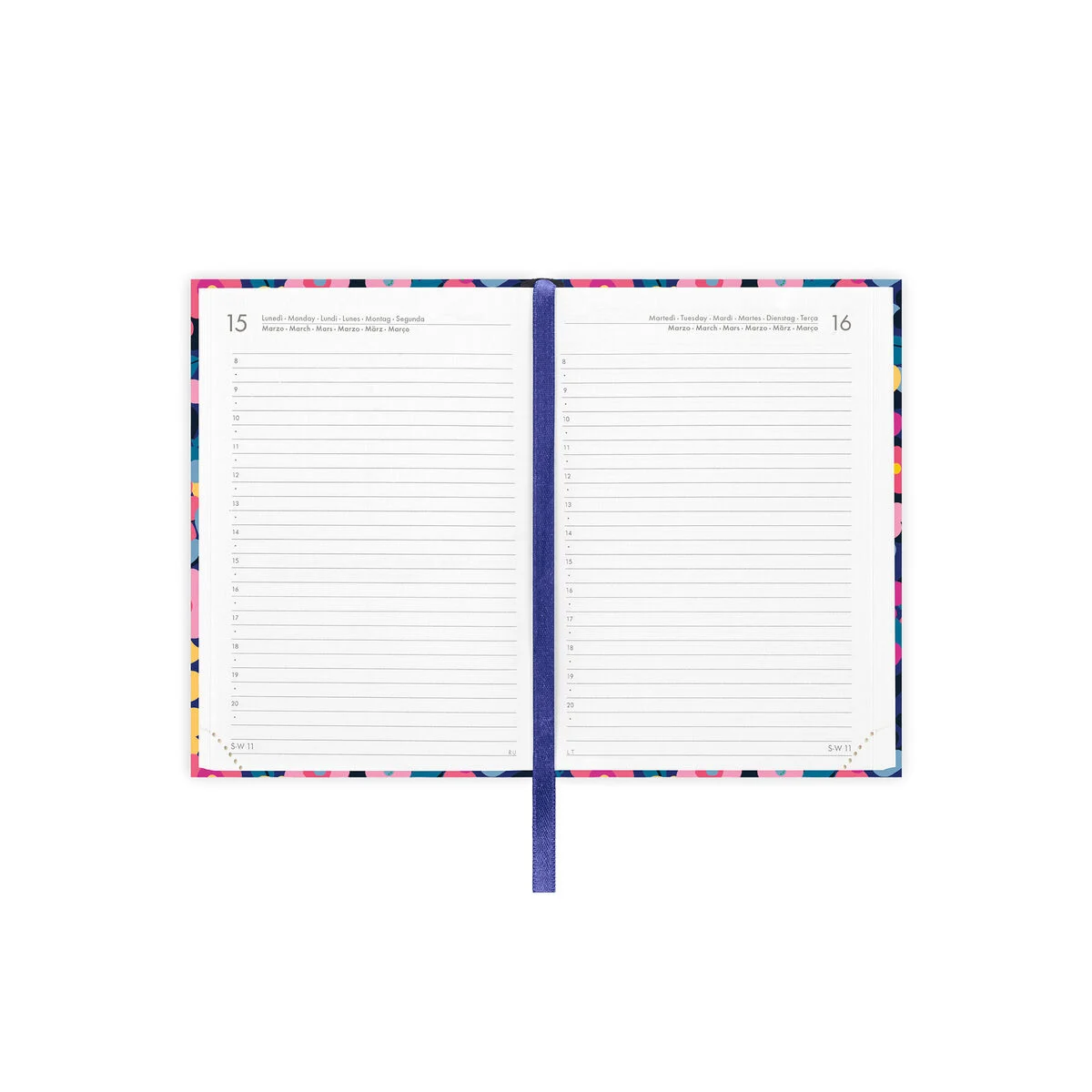 LEGAMI 16-Monats Tagesplanner 2027 - flower - Small