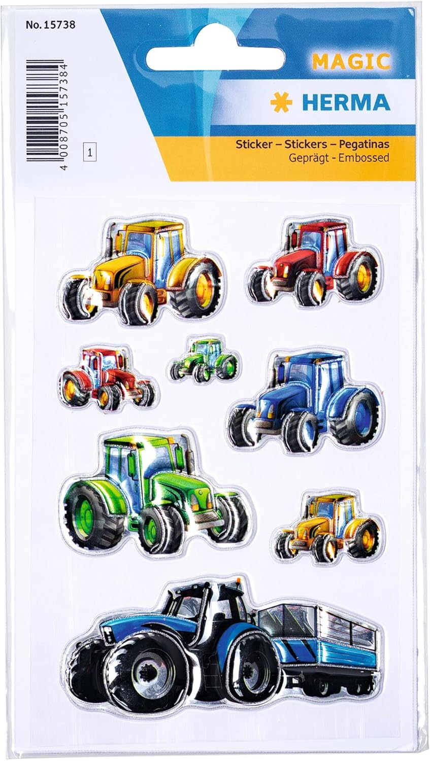 HERMA Magic Sticker Traktor, Auto, Trecker - 15738