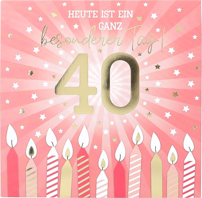 Musik Pop-Up Karte 005 - Heute ist ein ganz besonderer Tag! 40 Musik Pop-Up Karte 005 - Heute ist ein ganz besonderer Tag! 40