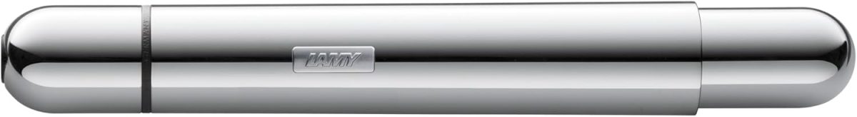 Lamy pico Kugelschreiber - chrome - Innovativer Kugelschreiber aus Metall, Strichbreite M, inkl. Mine