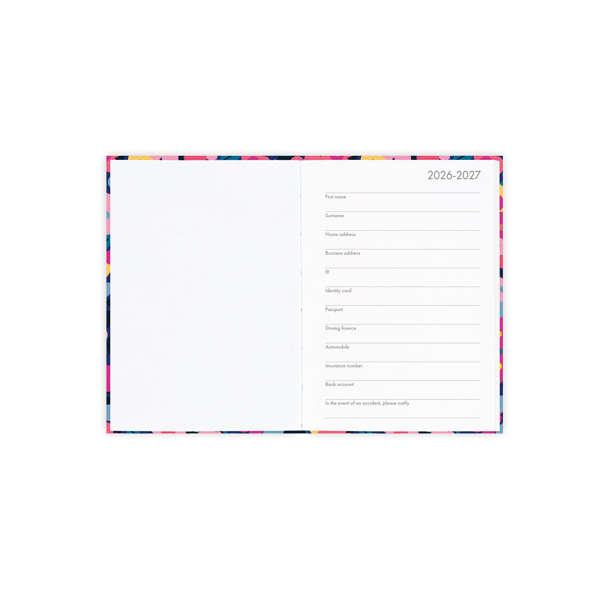 LEGAMI 16-Monats Tagesplanner 2027 - flower - Small