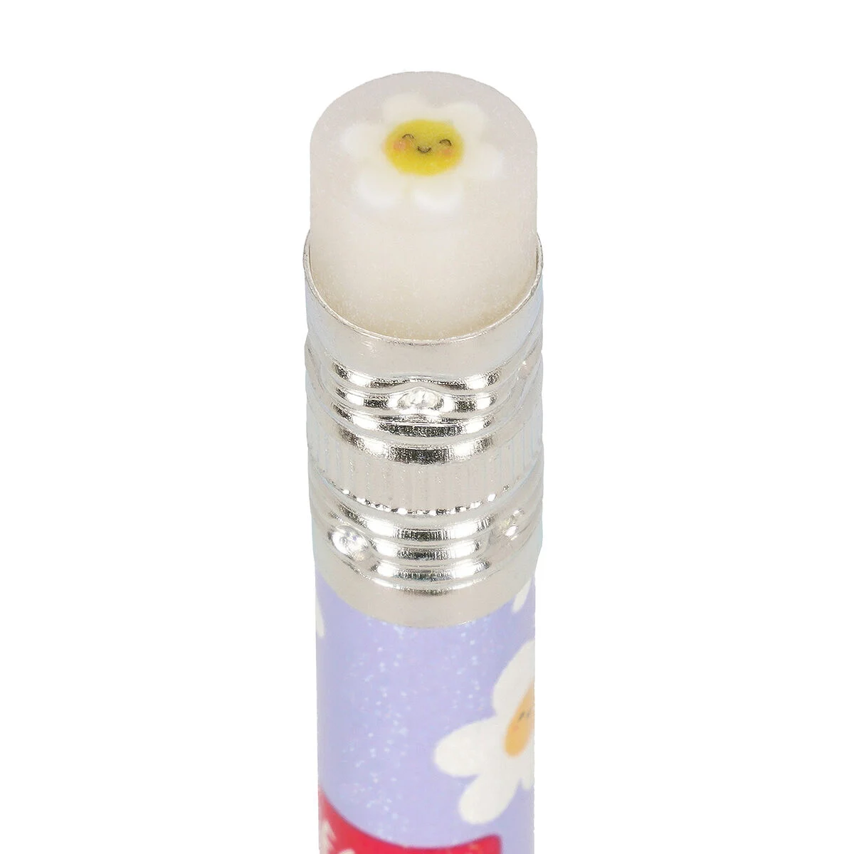 Legami Bleistift aus Recyclingpapier - Daisy - Härte: HB/2, mit Radiergummi