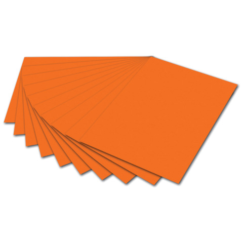 FOLIA Fotokarton, 50 x 70 cm, 300g/m², orange