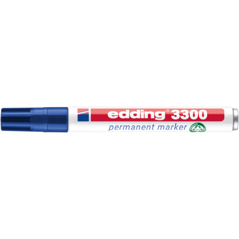 edding Permanentmarker 3300, Keilspitze, nachfüllbar, 1-5mm, blau
