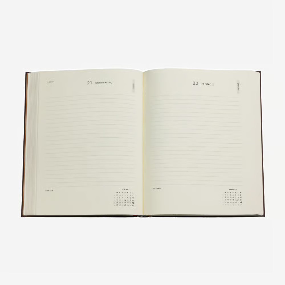 Paperblanks 2027 Goldenes Zeitalter der Prosperität Hardcover Ultra Tagesüberblick 12-Monatskalender