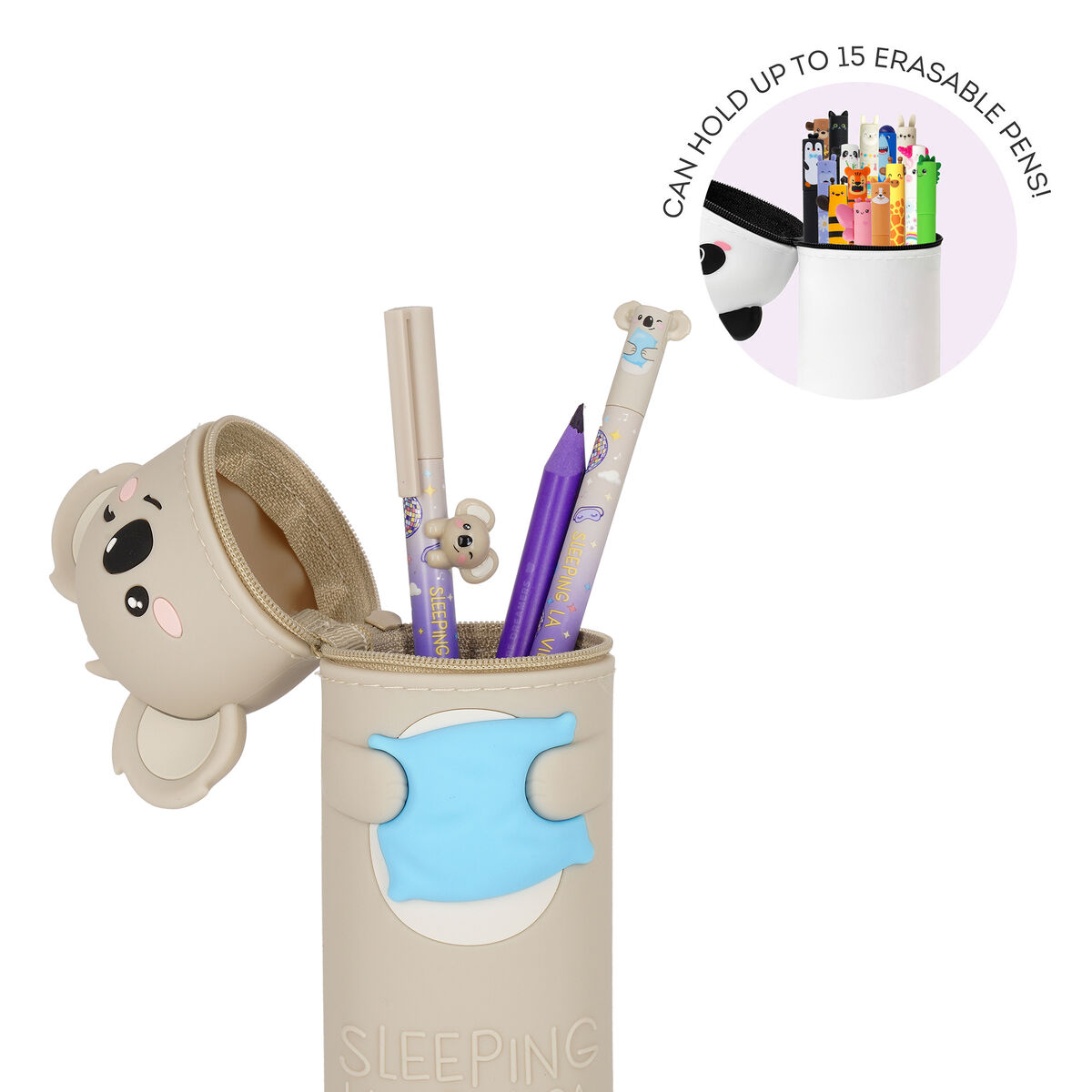 Legami Kawaii - Koala - 2-in-1-Federmäppchen aus Silikon