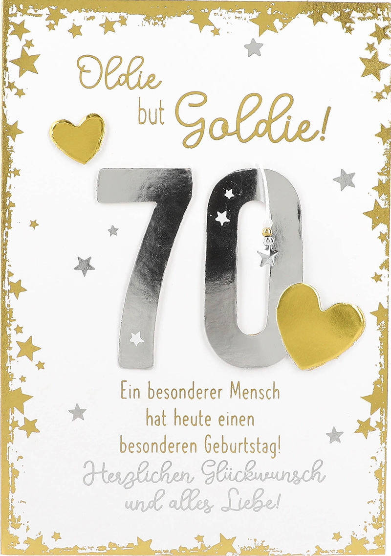 Elegance Klappkarten 010 - Oldie but Goldie! 70 Ein besonderer... Elegance Klappkarten 010 - Oldie but Goldie! 70 Ein besonderer...
