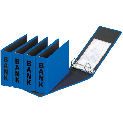 PAGNA Bankordner Basic Colours, 25 x 14 cm, blau