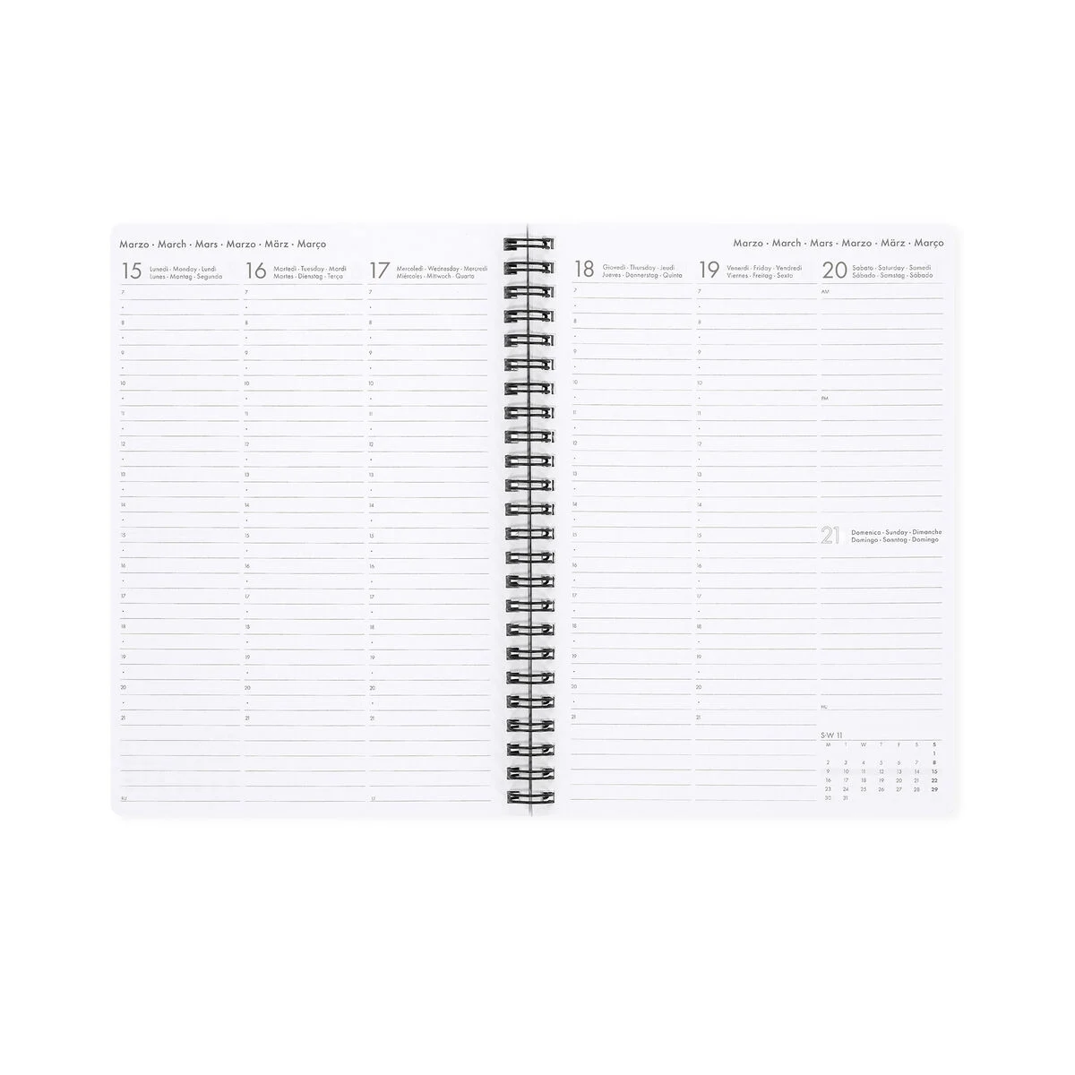 Legami 12-Month Spiral-Bound Weekly Diary Large „Celestial“ – 2027