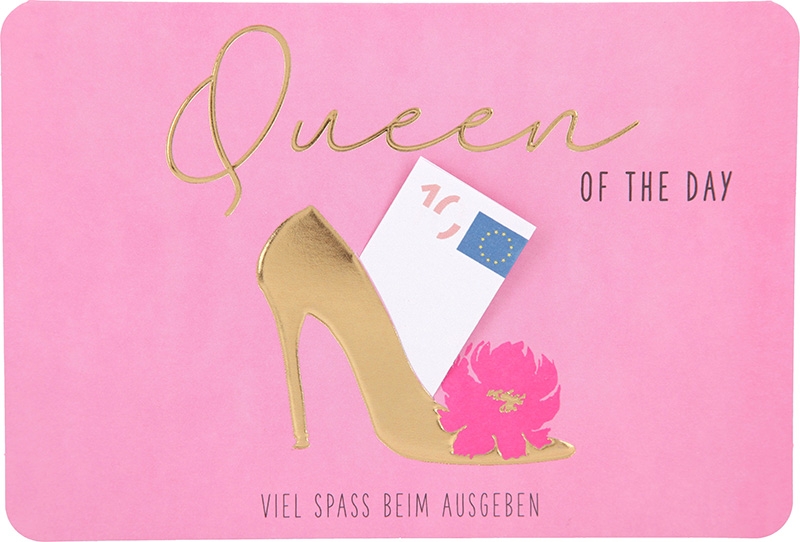 Kunterbunt Klappkarte 021 - Queen of the day Viel Spaß beim... Kunterbunt Klappkarte 021 - Queen of the day Viel Spaß beim...