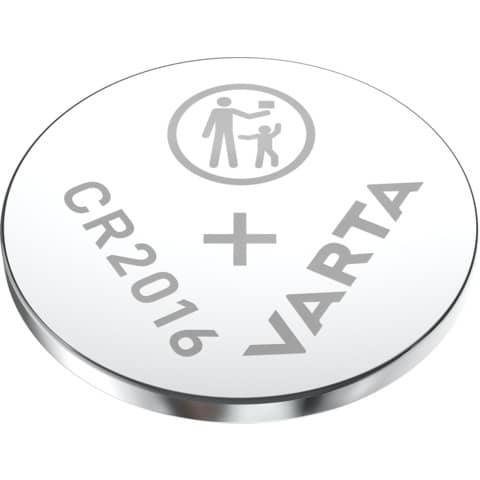VARTA Knopfzellen-Batterie Lithium CR2016, 1 Stück