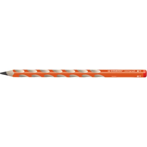 STABILO Bleistift EASYgraph Rechtshänder, HB, Farbe: Orange