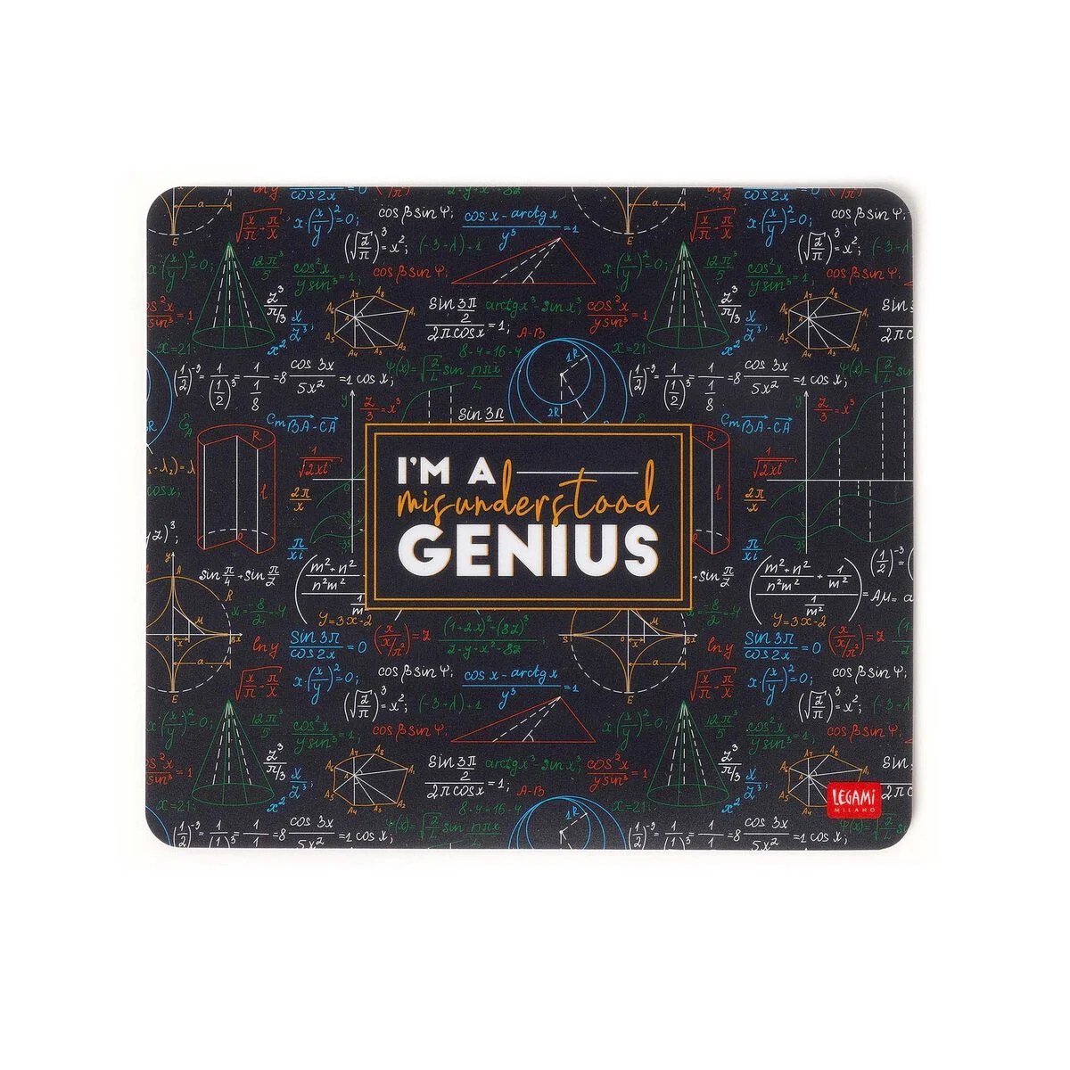 Legami Mousepad rechteckig - Motiv: Genius