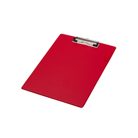 Klemmbrett A4 KF01298 – rot, mit Bügelklemme und Stiftschlaufe