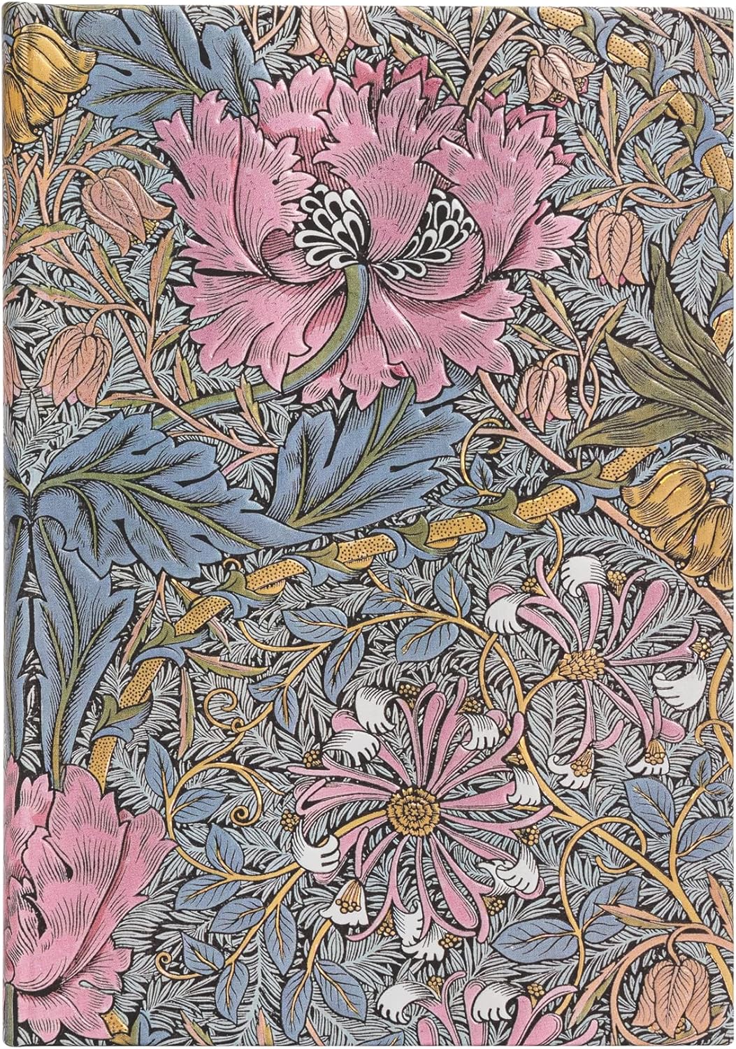 paperblanks - Hardcover - Morris Heckenkirsche in Pink - Unliniert - Midi