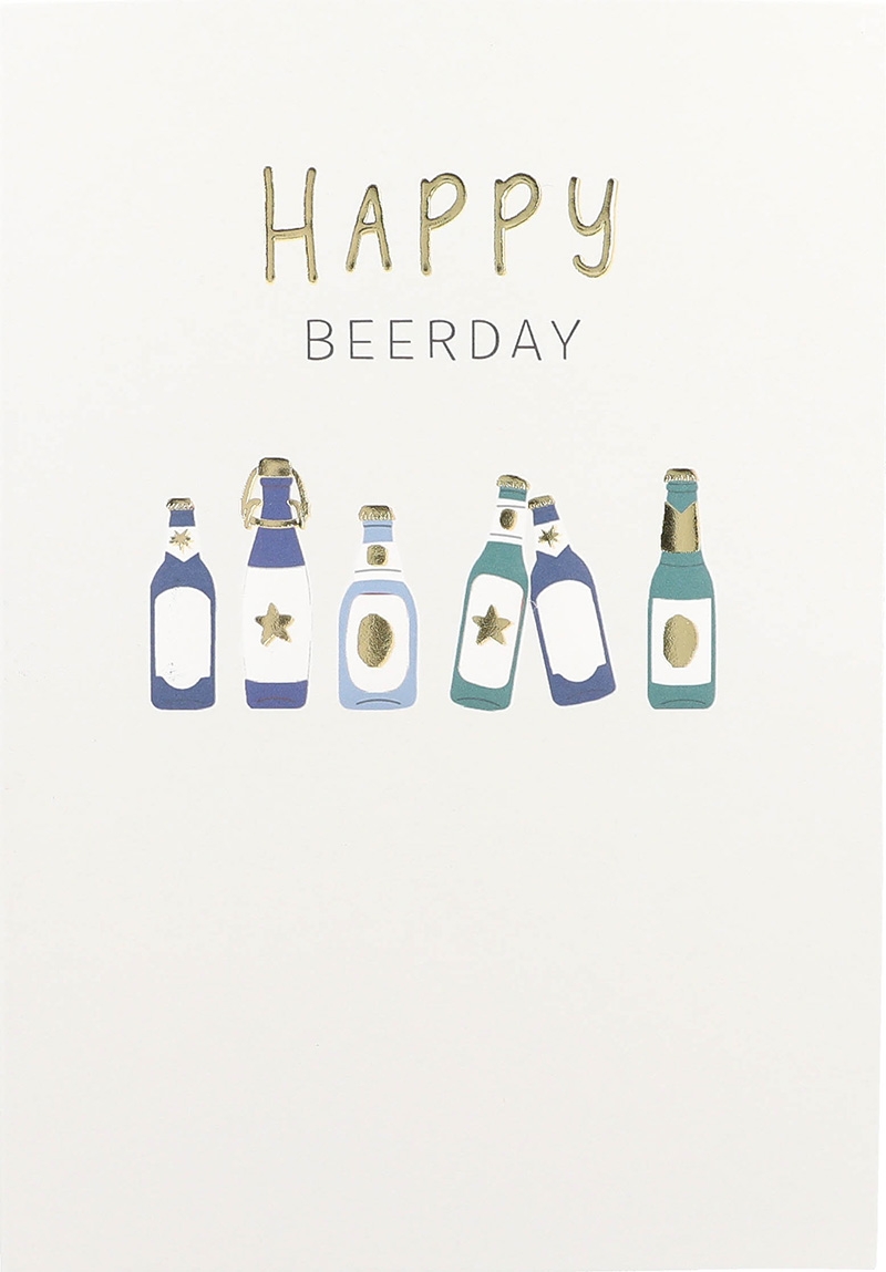 C'est la Vie Klappkarten - Happy Beerday 016 C'est la Vie Klappkarten - Happy Beerday 016