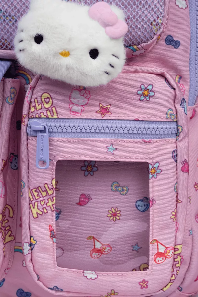 Coolpack SULLY Rucksack 17 Zoll Hello Kitty – 2 Hauptfächer, 3 Fronttaschen & Reflektoren