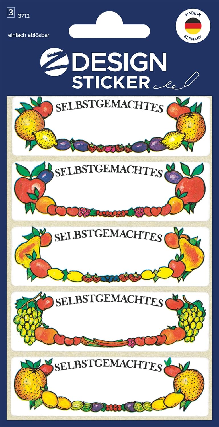 Avery Zweckform 3712 Haushaltsetiketten - Marmeladen Etiketten - 9 Stück Avery Zweckform 3712 Haushaltsetiketten - Marmeladen Etiketten - 9 Stück
