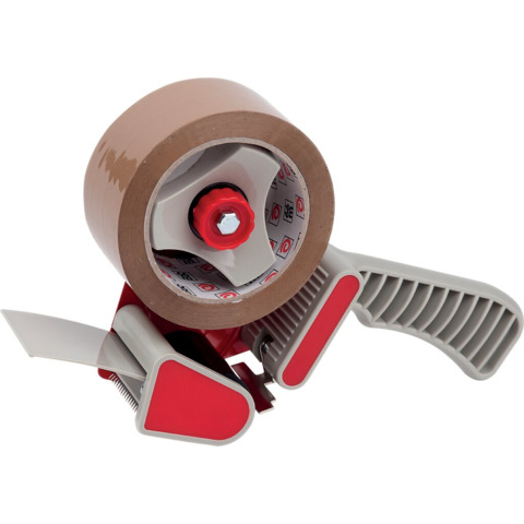 WIHEDÜ Packbandabroller, für Rollen bis 50 mm x 66 m, Metallmesser