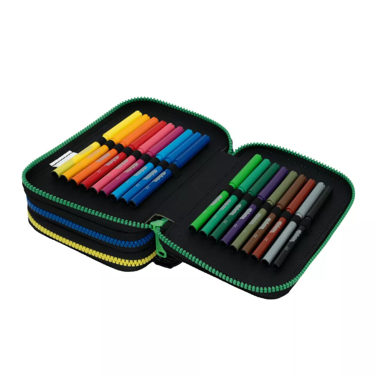 Coolpack JUMPER 3 gefülltes Etui Hello Kitty Graffiti – 3 Fächer, 48-teilig