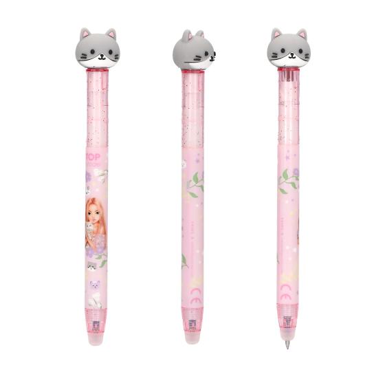 TOPModel - Radierbarer Gelstift mit Katze - Blooming Kitty
