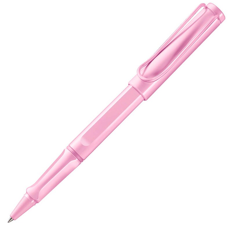 Lamy safari Tintenroller, 3D2 lightrose, Strichbreite 0,3mm, inkl. blauer Mine