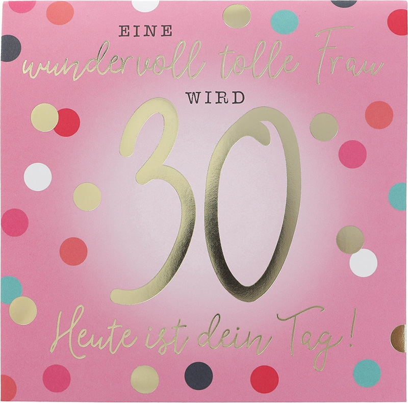 Musik Pop-Up Karte 003 - Eine wundervoll tolle Frau wird 30 Musik Pop-Up Karte 003 - Eine wundervoll tolle Frau wird 30